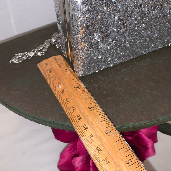 Silver Cocktail Box Purse By Camilla - Picture 14 of 16